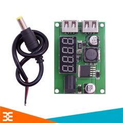 Module Hạ Áp Buck DC-DC Vin 6-40VDC Vout 5VDC 3A 2 Đầu ra USB V3