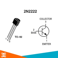 2N2222 TO-92 TRANS NPN 0.6A 40V