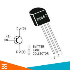 BC557 TO-92 TRANS NPN 0.1A 45V