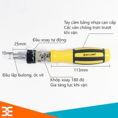 Bộ Tô Vít Tự Động -Quay Góc 180 Độ Eacker 39 Chi Tiết