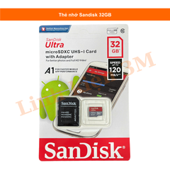 SanDisk 32GB Ultra – Thẻ Nhớ Tốc Độ Cao, Cắm Là Nhận Ngay | Linh Kiện 3M