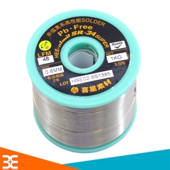 Thiếc Hàn Không Chì Hàn Quốc 3.5% Ag ALMIT SR-34 0.8mm PB-Free LFM-48 (1kg)