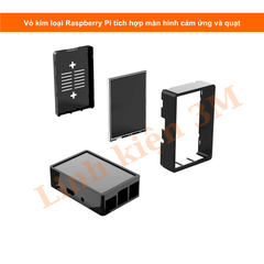 Vỏ kim loại Raspberry tích hợp màn hình 3.5″ + quạt (không bao gồm bo mạch Raspberry Pi) | Linh kiện 3M