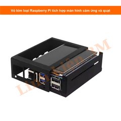 Vỏ kim loại Raspberry tích hợp màn hình 3.5″ + quạt (không bao gồm bo mạch Raspberry Pi) | Linh kiện 3M