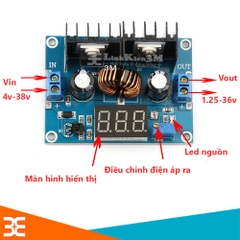 Module Hạ Áp Buck XL4016 Vin 4-38V Vout 1.25-36V 8A V2 ( Có Led Báo Điện Áp )