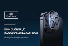 Kính Cường Lực Bảo Vệ Camera CAO CẤP CHÍNH HÃNG EARLDOM CHO IPHONE