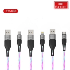 Cáp Sạc Phát Sáng Earldom EC-096 LIGHTNING/ TYPE C