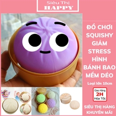 Đồ chơi giảm stress squishy mochi hình bánh bao mềm dẻo, giúp thư giãn, giảm stress  - DECOR