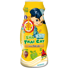 Thùng 48 chai x 85ml sữa KUN hương trái cây nhiệt đới.