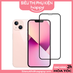 Kính cường lực 9H trong suốt full màn cho iphone 13Mini/13/13Pro/13ProMax/12ProMax/12Mini/7/8/6/6sPlus