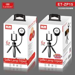 Tripod Kèm Đèn Hỗ Trợ Selfie Earldom ZP-15