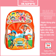Balo có nón Hoodie Kun - QUÀ TẶNG SỮA KUN