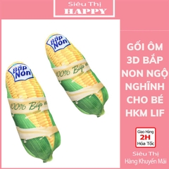 GỐI ÔM 3D HÌNH TRÁI BẮP CHO BÉ - QUÀ TẶNG SỮA LIF