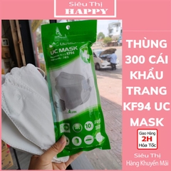 Thùng 300 cái Khẩu trang y tế 4D KF94 UC Mask - KTYT