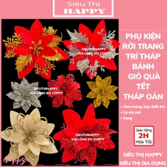 Phụ Kiện Rời Trang Trí Tháp Bánh, Giỏ Quà Tết, Tháp Oản - NC&ĐS