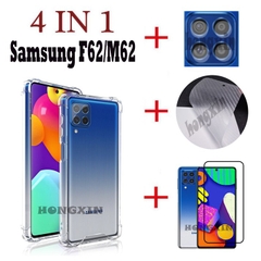 Combo cường lực ốp lưng 4 món Bảo Vệ Toàn Diện Cho Samsung Galaxy M62/A72/A52/M52/M31/A12