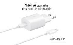 Bộ Sạc Nhanh 25W Dành Cho Điện Thoại Samsung