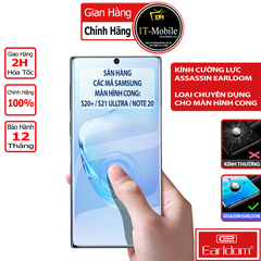 Kính Cường Lực Assassin Earldom Màn Hình cong SAMSUNG S20+ / S21 ULTRA / NOTE 20