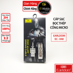 Cáp Sạc Bọc Thép Earldom EC - 048 CỔNG MICRO