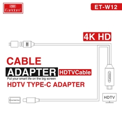 Cáp HDMI Type C Earldom W12 ( Độ Phân Giải 4K )