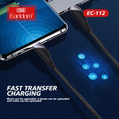 Cáp Sạc Dù 2 Đầu TypeC Earldom EC-112 LIGHTNING/ TYPE C