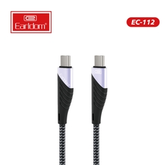 Cáp Sạc Dù 2 Đầu TypeC Earldom EC-112 LIGHTNING/ TYPE C