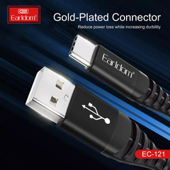 Cáp Bọc Dù 1M Earldom EC - 121 LIGHTNING/ TYPE C