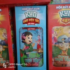 Hộp bút Kun 3D, có đèn phát sáng cho bé - QUÀ TẶNG SỮA KUN