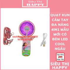 Quạt Đa Năng 4in1 Kun Thế Hệ Mới  - QUÀ TẶNG SỮA KUN