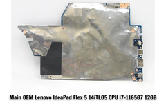 Main OEM Lenovo IdeaPad Flex 5 14iTL05 CPU i7-1165G7 12GB