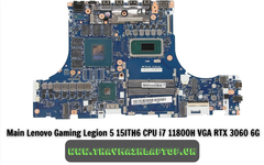 Main Lenovo Gaming Legion 5 15ITH6 CPU i7 11800H VGA RTX 3060 6G