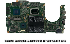 Main Dell Gaming G3 15 3500 CPU i7-10750H VGA RTX 2060