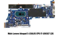 Main Lenovo Ideapad 5-15IIL05 CPU I7-1065G7 12G
