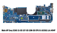 Main HP Envy X360 15-ED 15T-ED 15M-ED CPU I5-1035G1 LA-J494P