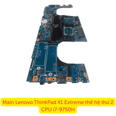 Main Lenovo ThinkPad X1 Extreme thế hệ thứ 2 CPU i7-9750H