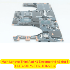 Thay Main Lenovo ThinkPad X1 Extreme Gen 3 i7-10750H GTX1650Ti