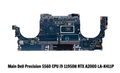 Main Dell Precision 5560 CPU i9 11950H RTX A2000 LA-K411P