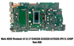 Main ASUS Vivobook 14 15 17 X1402ZA X1502ZA X1702ZA CPU i5 1240P Ram 8GB