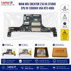 Main MSI Creator Z16 HX Studio | CPU i9-13900HX VGA RTX 4060