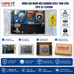 Main MSI Gaming GF63 Thin 12VE | CPU i5 12450H