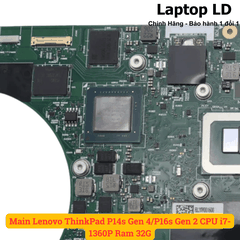 Main Lenovo ThinkPad P14s Gen 4/P16s Gen 2 CPU i7-1360P Ram 32G