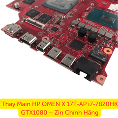 Thay Main HP OMEN X 17T-AP i7-7820HK GTX1080 – Zin Chính Hãng