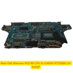 Main Dell Alienwar M15 R6 CPU i5-11400H RTX3060 LA-K452P