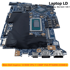 Main Dell Inspiron 14 5430 CPU i7-1360P VGA RTX2050 223048-2