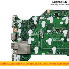 Main ACER SWIFT GO 14 INTEL CPU I7-13700H RAM 16GB