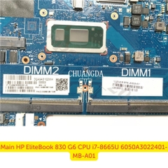 Thay Main Laptop HP EliteBook 830 G6 CPU i7-8665U 6050A3022401-MB-A01