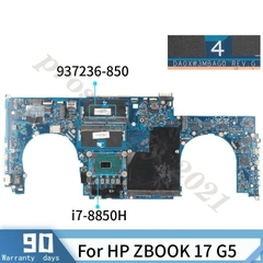 Main HP ZBOOK 17 G5 CPU I7-8850H DA0XW3MBAG0