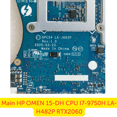 Thay Main HP OMEN 15-DH i7-9750H LA-H482P RTX 2060 Chính Hãng
