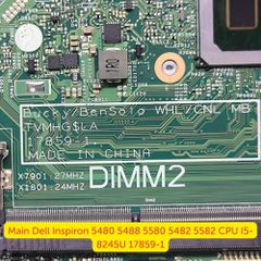 Main Dell Inspiron 5480 5488 5580 CPU I5-8245U 17859-1