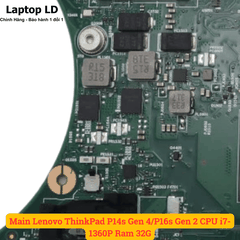 Main Lenovo ThinkPad P14s Gen 4/P16s Gen 2 CPU i7-1360P Ram 32G